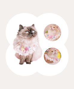 Bow Lace Saliva Towel Cat Bib
