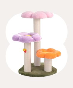 Three Flower Cat Tree
