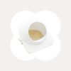 Space Capsule Semi-Enclosed Cat Litter Box with Scoop