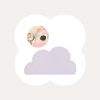 Cloud Shaped Pet Food Mat