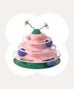 Interactive Insect Cat Spinner Toy