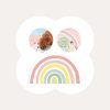 Rainbow Waterproof Food Mat