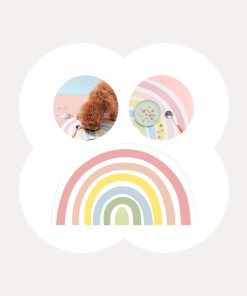 Rainbow Waterproof Food Mat