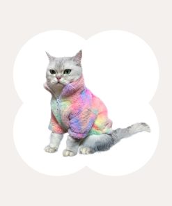 Rainbow Series Tie-Dye Cat Clothes