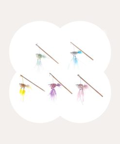 Handmade Goldfish Cat Toy Wand