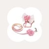 Pink Camellia Cat Harnesses