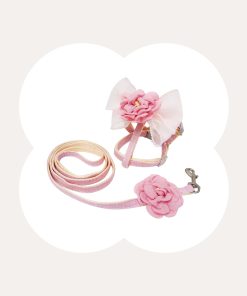 Pink Camellia Cat Harnesses